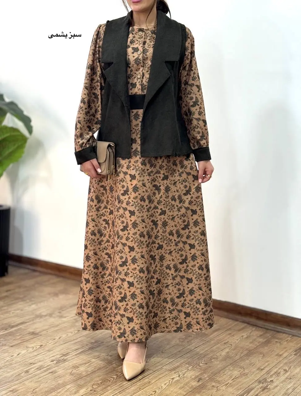 ست پیراهن مانتویی و وست آتیسا 2